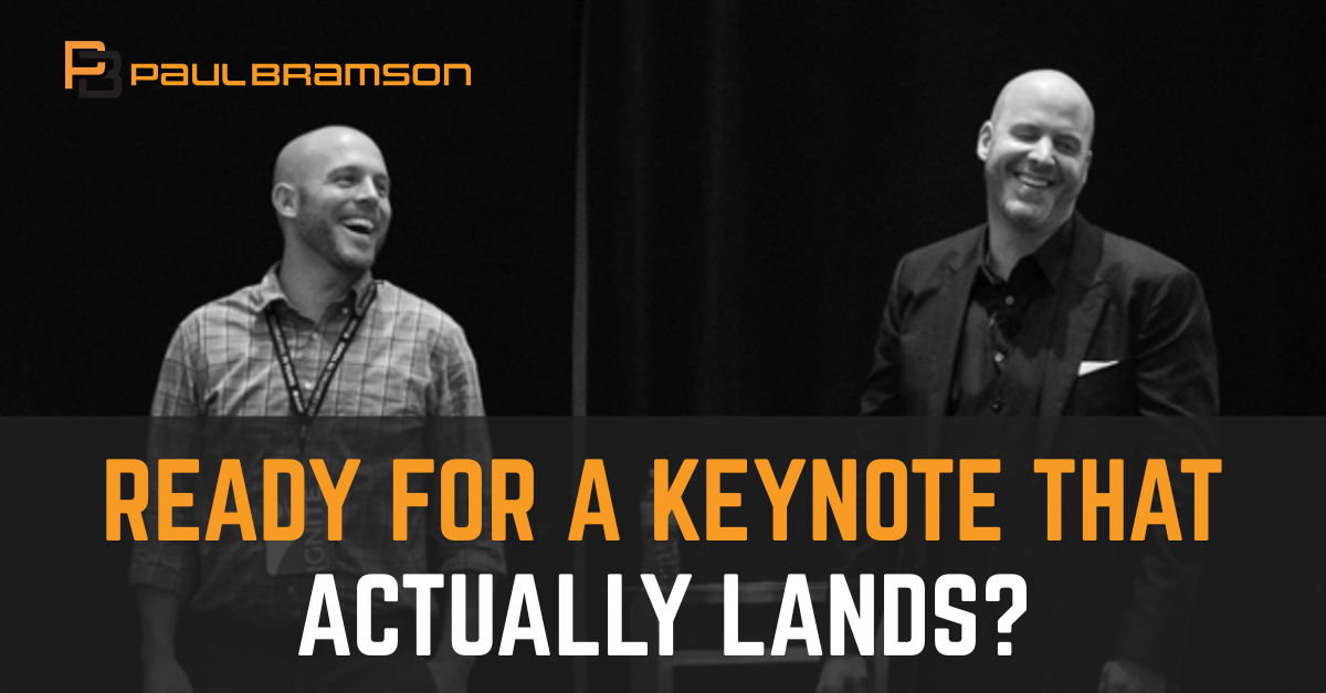 Ready for a Keynote That Actually Lands Ready For a Keynote That Actually Lands?