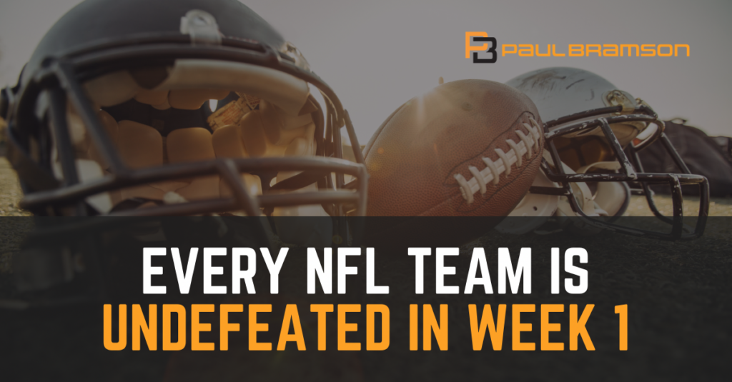 Every NFL Team Is Undefeated in Week 1