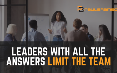 Leaders With All the Answers Limit the Team