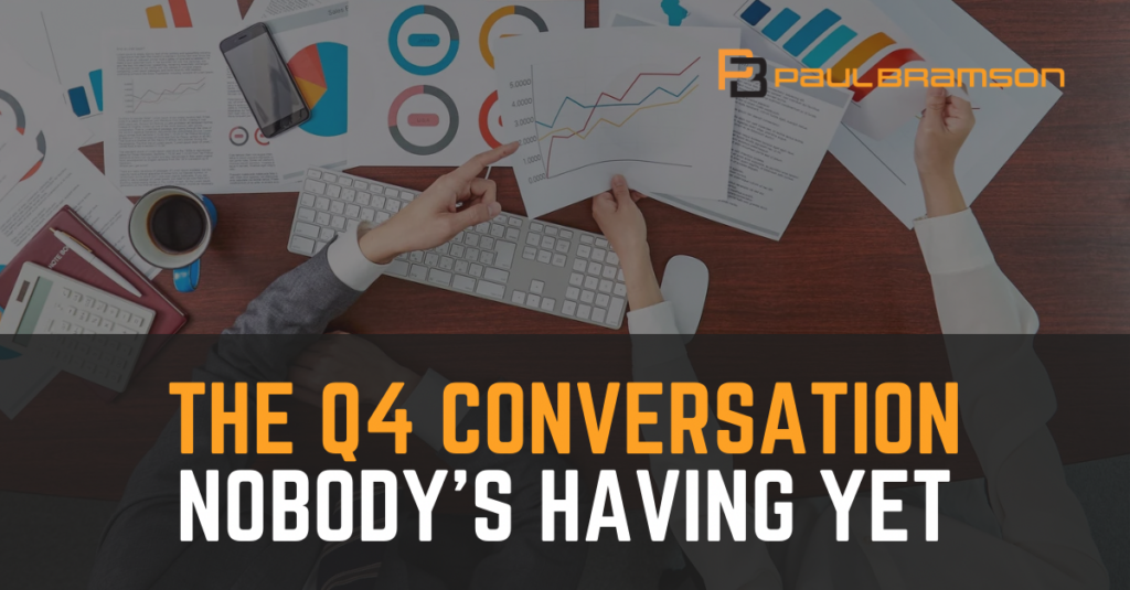 The Q4 Conversation Nobody's Having Yet