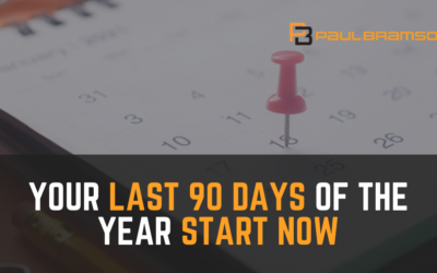 Your Last 90 Days of the Year Start Now